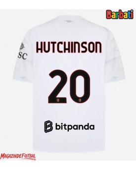 AC Milan Omari Hutchinson #20 Tricou Fotbal Replică 2026-27 Barbati Deplasare AC Milan Omari Hutchinson #20 Tricou Fotbal Replică 2026-27 Barbati Deplasare